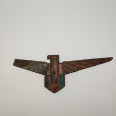 Fregio fascista aquila aeronautica ala spezzata anni 20/30 2