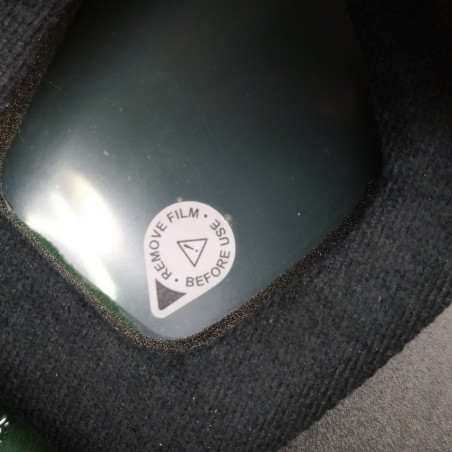 Occhiali da sci Izipizi a maschera verde piccoli, anti nebbia, 100%UV. Nuovi