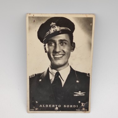 Cartolina promozionale con foto Alberto Sordi 1952