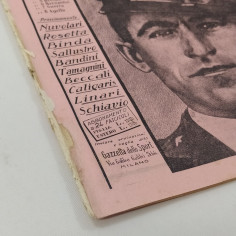 Opuscolo Gazzetta dello Sport sul pilota Spartaco Trevisan, 1933. Ingiallimenti 2