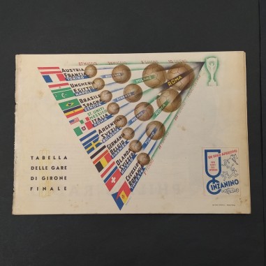 Programma ufficiale Campionato mondiale di calcio del 1934. Ingiallimenti