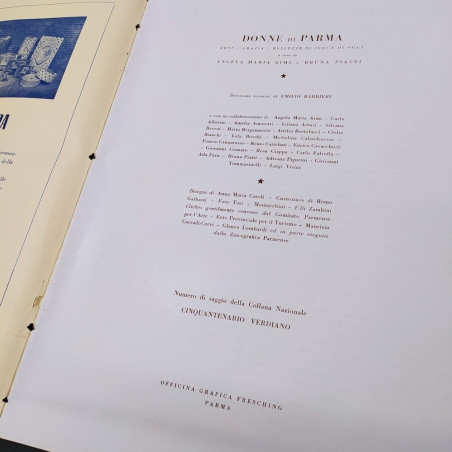 Rivista Donne di Parma, Collana Nazionale Cinquecentenario 1951