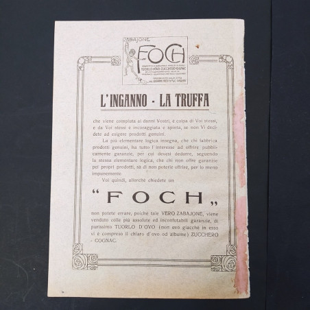 Opuscolo Programma delle corse dell'ippodromo parmense, 19 settembre 1920. Aloni