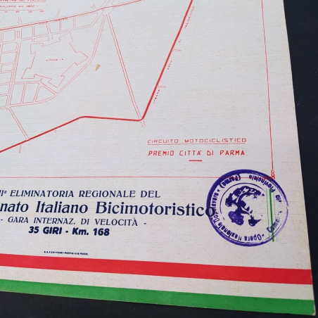 Manifestino Premio città di Parma - Associazione motociclisti parmigiani, 1927