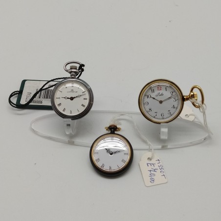 Lotto di 3 orologi da tasca monachine Lorenz, Polis, Ch. Tissot & fils, d. 3 cm