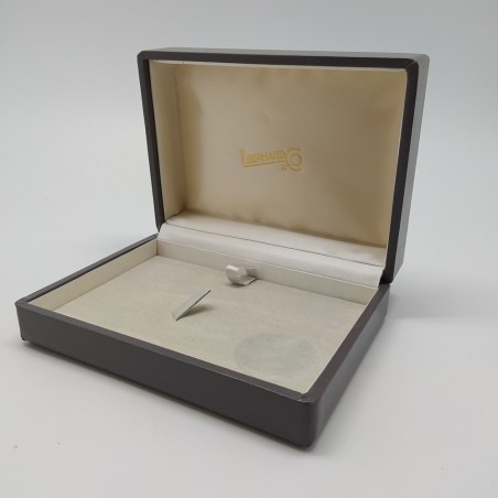 Cofanetto per cronografo Eberhard grigio 14,5x10,5x5 cm. Piccole sbucciature