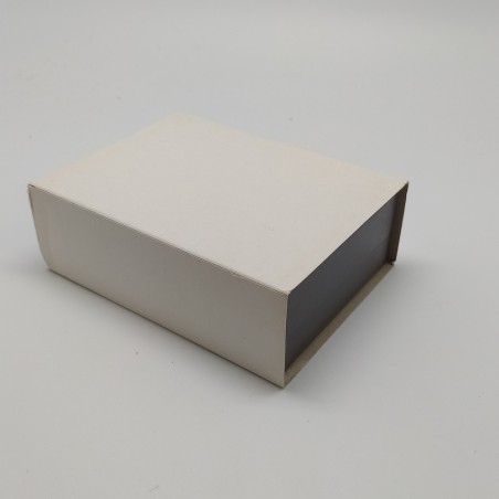 Cofanetto per cronografo Eberhard grigio 14,5x10,5x5 cm. Piccole sbucciature