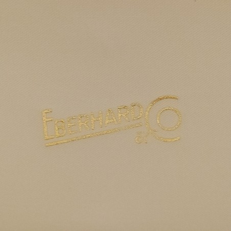 Cofanetto per cronografo Eberhard grigio 14,5x10,5x5 cm. Piccole sbucciature