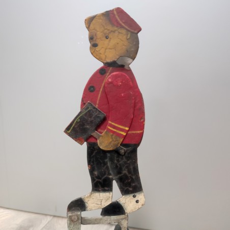 Orsetto basculante in metallo anni 30/40 piccole scrostature
