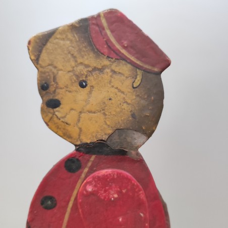Orsetto basculante in metallo anni 30/40 piccole scrostature