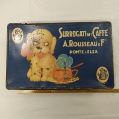 Lotto di 3 scatole in latta di anni 30/40 caffè, caramelle e dolci. 2