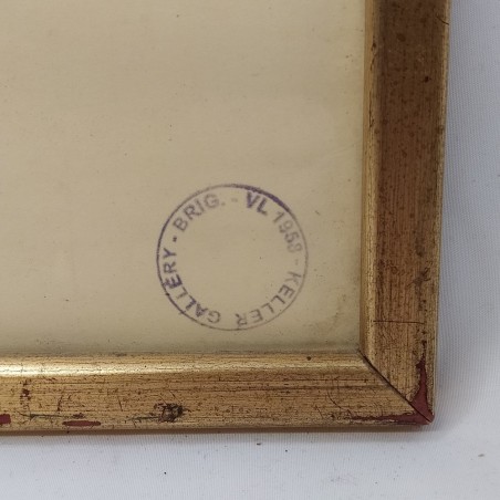 Quadro con disegno originale Marcello Dudovich soggetto auto Packard