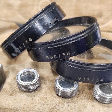 Cofanetto Zeiss IKON con telemetro e lenti 20 30 e 50. Necessita pulizia