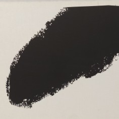 Bozzetto di Armando Testa con macchia nera, dimensioni 60x40 cm. Buono 2