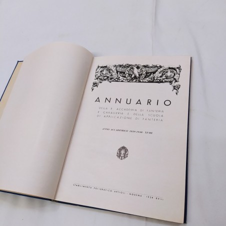 Annuario Accademia di fanteria e cavalleria 1939/40. Buono