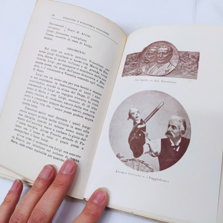 Libro Burattini e burattinai bolognesi, Pandolfini Barberi, Zanichelli 1923