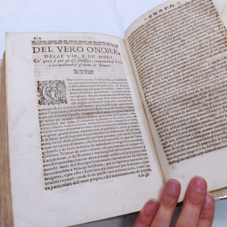 Libro primo Disciplina militare, Cinuzzi 1620. Integro con piccole sbucciature