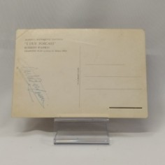 Cartolina dell'albergo ristorante I due Foscari con autografo Tenore Bergonzi 2