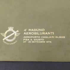 Custodia porta documenti 4° raduno aerosiluranti 1974. Macchie 2