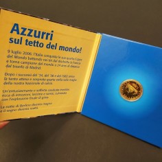 Confezione Moneta ufficiale Italia campione del mondo, calcio 1982. Patina 2