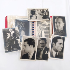 Lotto di 196 cartoline di attori stranieri e italiani 14x9,5 cm. Ingiallimenti 2