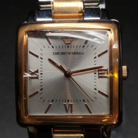 Orologio donna Armani Exchange mov. quarzo cinturino metallo bicolore. Inusato