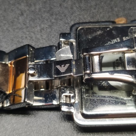 Orologio donna Armani Exchange mov. quarzo cinturino metallo bicolore. Inusato