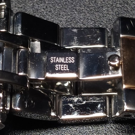Orologio donna Armani Exchange mov. quarzo cinturino metallo bicolore. Inusato