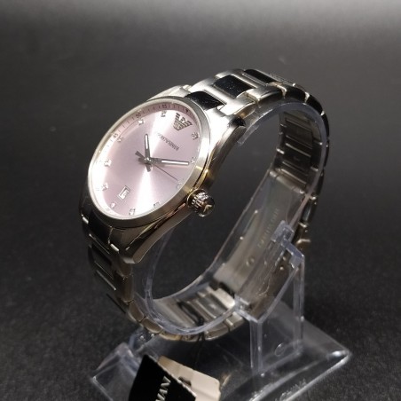 Orologio Armani Exchange al quarzo da donna, cinturino metallico. Inusato