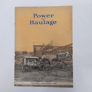 Catalogo Power and Haulage motore Ford, ott-nov. 1924. Sbucciature