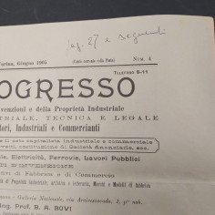 Rivista Il Progresso 1905. Macchie e piccoli strappi 2