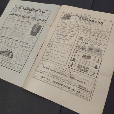 Rivista Il Progresso 1905. Macchie e piccoli strappi