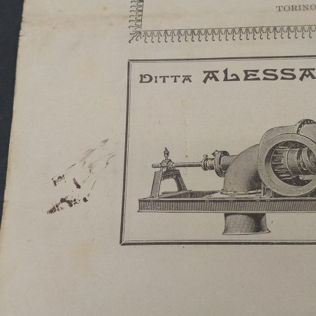 Rivista Il Progresso 1905. Macchie e piccoli strappi