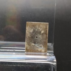 Quadrante quadrato orologio Vacheron& Constin, lancette in oro. Piccoli graffi 2