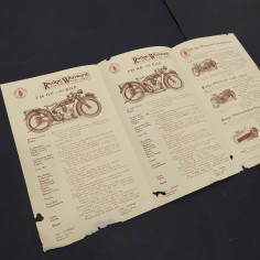 Catalogo n. 54 Rudge-Whitworth Motor Bicycles and sidecars in inglese. Strappi 2