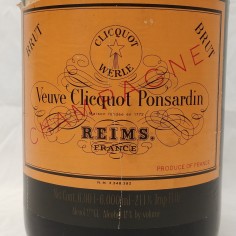 Bottiglia imperiale Brut Veuve Cliquot da 6 litri vuota con tappo originale 2