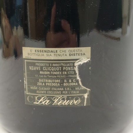 Bottiglia imperiale Brut Veuve Cliquot da 6 litri vuota con tappo originale