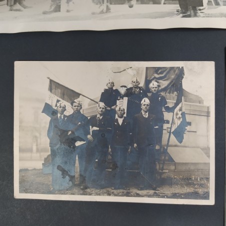 Lotto di 4 foto Italia, Argentina e Uruguay, anni '30, Vittorio Emanuele III