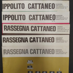 Lotto di 5 periodici Ippolito Cattaneo, materiale fotografico. Ingiallimenti 2