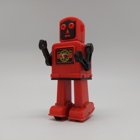 Robot giapponese marca KO plastica rossa anno 60 h. 14 cm