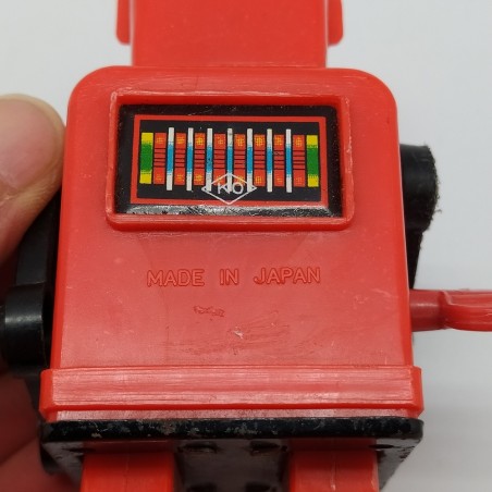 Robot giapponese marca KO plastica rossa anno 60 h. 14 cm