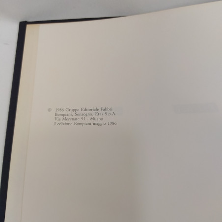 Libro Futurismo e Futurismi, Pontus Julten, Bompiani 1986, Ingiallimento