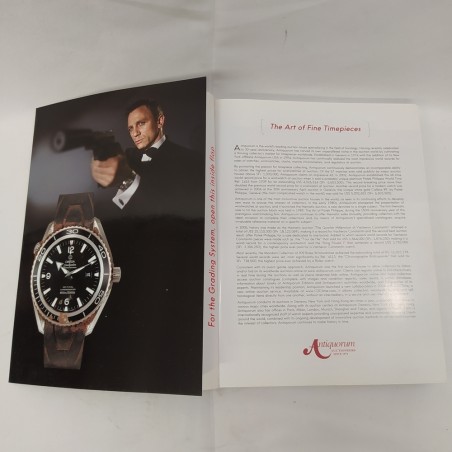 Catalogo d'asta Omega Mania in inglese, aprile 2007. Flessibile