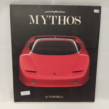 Libro Mythos Pininfarina, Automobilia, 1989. Rilegatura parzialmente scollata