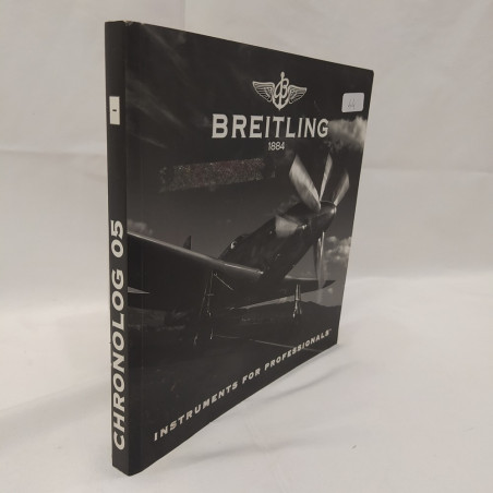 Catalogo orologi Breitling 2004 con listino ristampato nel 2005. Segno di scotch