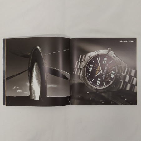 Catalogo orologi Breitling 2004 con listino ristampato nel 2005. Segno di scotch