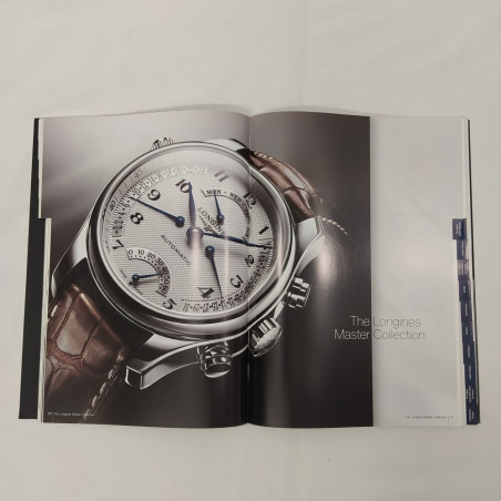 Lotto di 2 cataloghi di orologi Longines in italiano. Buono