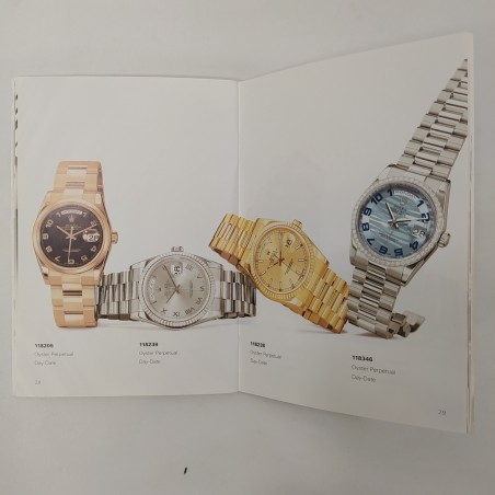 Lotto di 2 cataloghi orologi Rolex Oyster Perpetual. Ottime condizioni