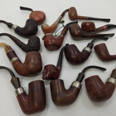 Collezione 15 pipe usate: K&P Peterson, Savinelli, Prince Albert e altre 2