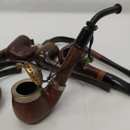 Collezione 15 pipe usate: K&P Peterson, Savinelli, Prince Albert e altre